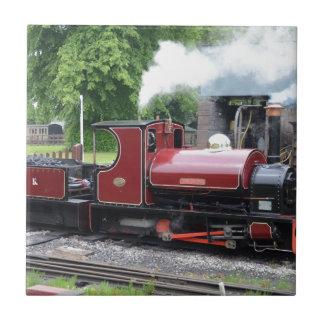 Kleine Schmalspurlokomotive Fliese