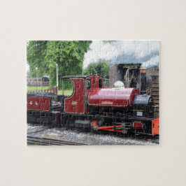 Kleine Schmalspurlokomotive Puzzle