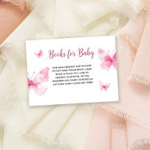 Kleine Schmetterlings-Baby-Party-Bücher für Baby