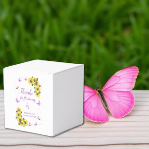 Kleine Schmetterlings-Baby-Party Geschenkschachtel