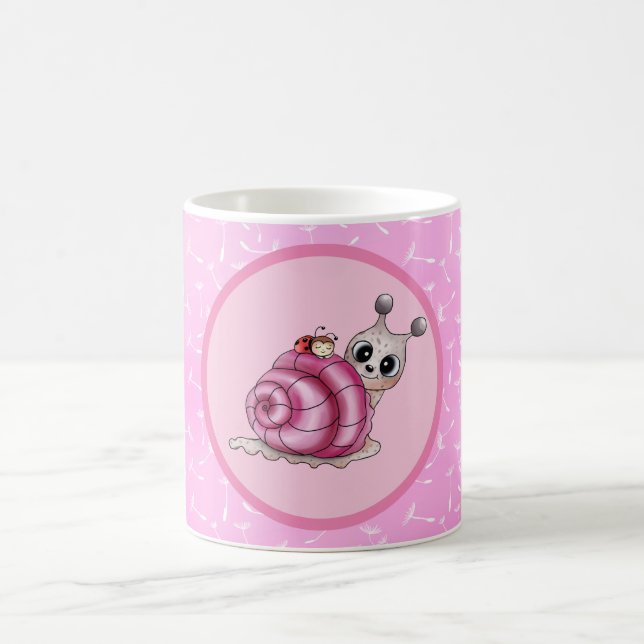 kleine Schnecke  pappteller Kaffeetasse (Mittel)