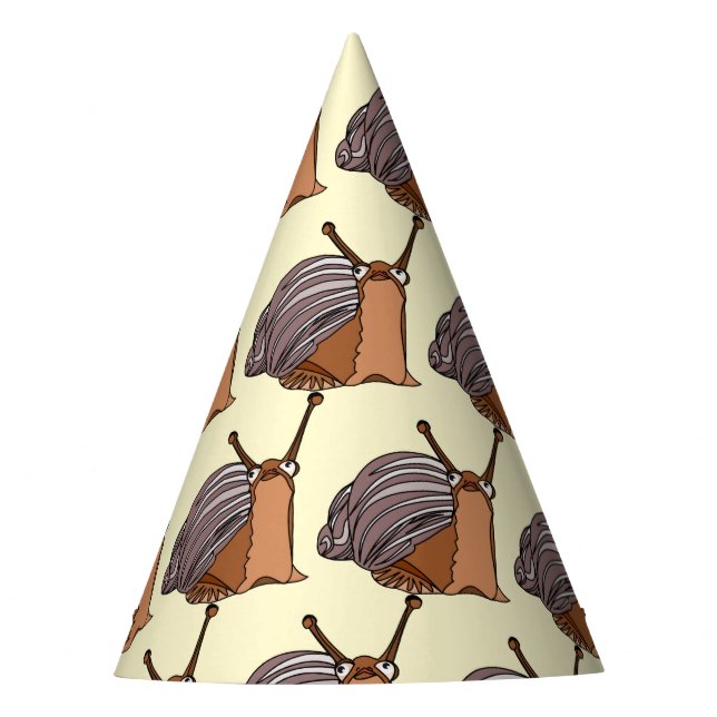 Kleine Schnecke Partyhütchen (Vorderseite)