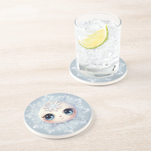 Kleine Schneeflocke 1 Getränkeuntersetzer