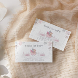 Kleine Schneeflocke ist auf dem Weg Books Baby Sho Begleitkarte