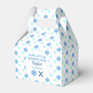 Kleine Schneeflocke jeden Geburtstag Geschenkschachtel