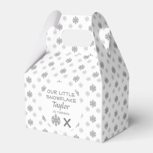Kleine Schneeflocke jeden Geburtstag Geschenkschachtel