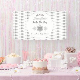 Kleine Schneeflocke unterwegs Banner