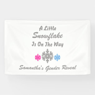 Kleine Schneeflocke unterwegs Banner