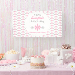 Kleine Schneeflocke unterwegs Banner