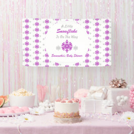 Kleine Schneeflocke unterwegs Banner