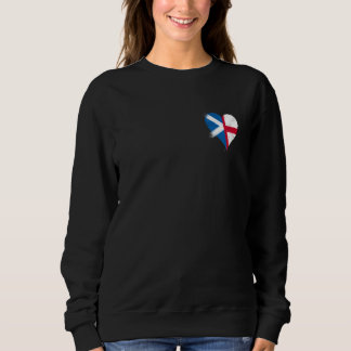 Kleine Schottland England Flagge ist Cool Ein stol Sweatshirt