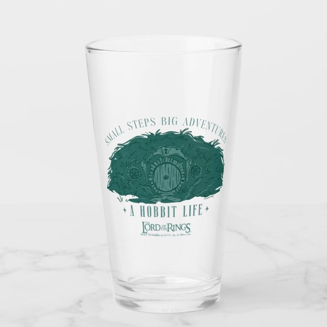 Kleine Schritte, große Abenteuer - Ein Hobbit-Lebe Glas (Vorderseite)