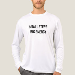 Kleine Schritte. Große Energie Tri-Blend Shirt