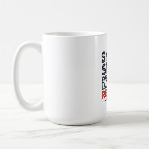 Kleine Schritte jeden Tag führen – Motivierendes Z Kaffeetasse