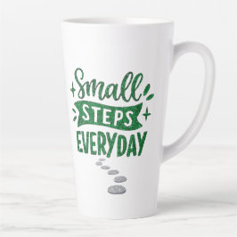 Kleine Schritte Täglich Inspirierender Latte-Mug Milchtasse