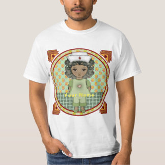 Kleine schwarze Mädchenschwester T-Shirt