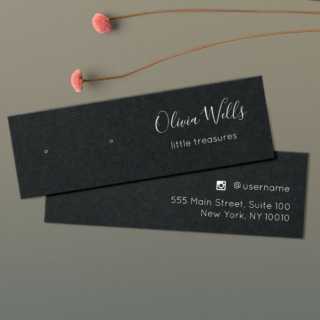 Kleine schwarze Stuhleroden Schmuckkarte (Von Creator hochgeladen)