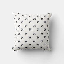 Kleine schwarze weiße Schleife feminin monochrom