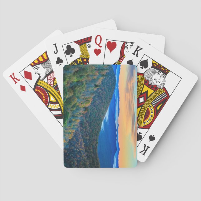 Kleine Schweiz, North Carolina Spielkarten (Rückseite)