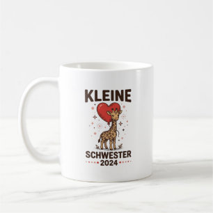 Kleine Schwester 2024 Niedliche Giraffen-Schwester Kaffeetasse