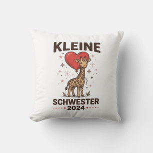 Kleine Schwester 2024 Niedliche Giraffen-Schwester Kissen
