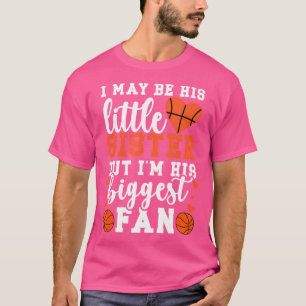 Kleine Schwester Basketball Schwester eines Basket T-Shirt