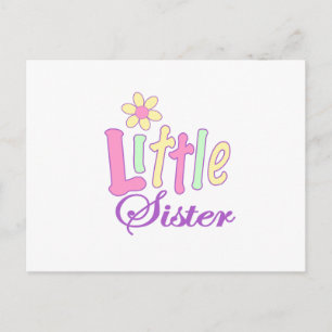 Kleine Schwester (Blume) Postkarte
