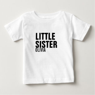 Kleine Schwester Custom Baby Tutu Bodysuit T-shirt