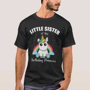 Kleine Schwester der Geburtstagsprinzessin Unicorn T-Shirt