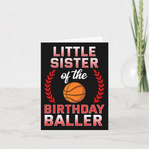 Kleine Schwester des Geburtstags Boy Bysketbyll Bd Karte