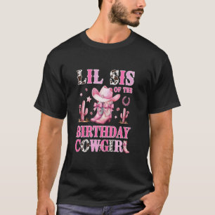 Kleine Schwester des Geburtstags-Cowgirl-Rodeo-Par T-Shirt