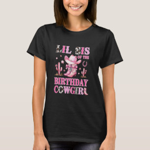 Kleine Schwester des Geburtstags-Cowgirl-Rodeo-Par T-Shirt