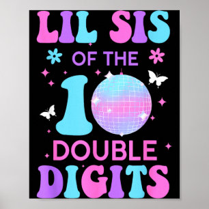 Kleine Schwester des Geburtstagsmädchens Doppelte  Poster