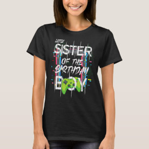 Kleine Schwester des Geburtstagsspielers Matching T-Shirt