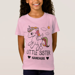 Kleine Schwester - Einhorn T-Shirt
