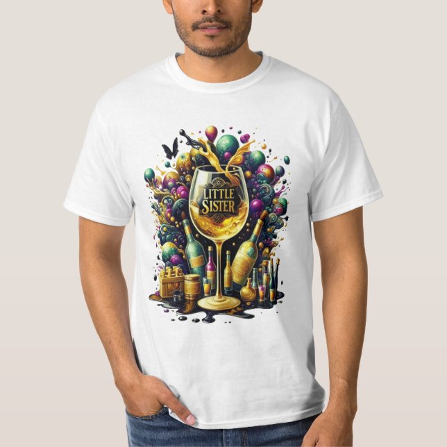 Kleine Schwester, es ist Fiesta Time T-Shirt (Vorderseite)