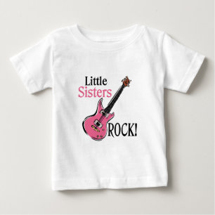 Kleine Schwester-Felsen Baby T-shirt