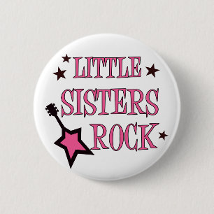 Kleine Schwester-Felsen Button