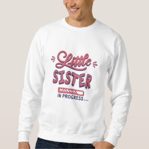 Kleine Schwester im Gange Sweatshirt