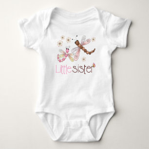 Kleine Schwester-Libelle Baby Strampler