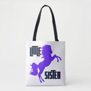 Kleine Schwester Lila Pony