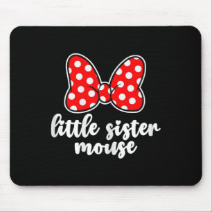 Kleine Schwester Maus Bogen Familienurlaub -yout Mousepad