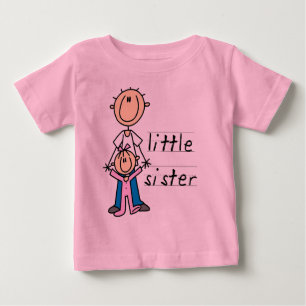 Kleine Schwester mit Big Brother T - Shirt und Ges