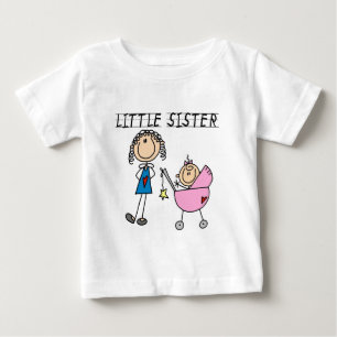 Kleine Schwester mit großen Sis-Hemden Baby T-shirt