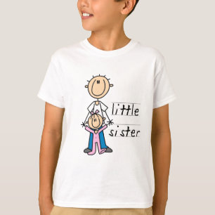 Kleine Schwester mit großer Bruder-T - Shirts und