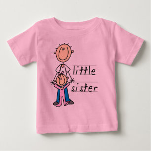 Kleine Schwester mit großer Bruder-T - Shirts und