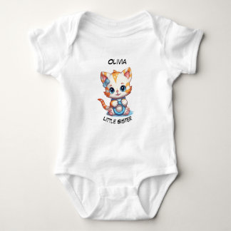 Kleine Schwester Personalisiert Baby Bodysuit Baby Strampler