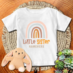 Kleine Schwester Personalisiert Baby T-shirt