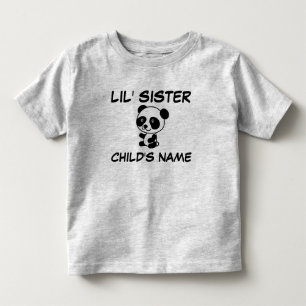 KLEINE SCHWESTER Personalisierte T - Shirt