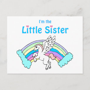 Kleine Schwester Postkarte